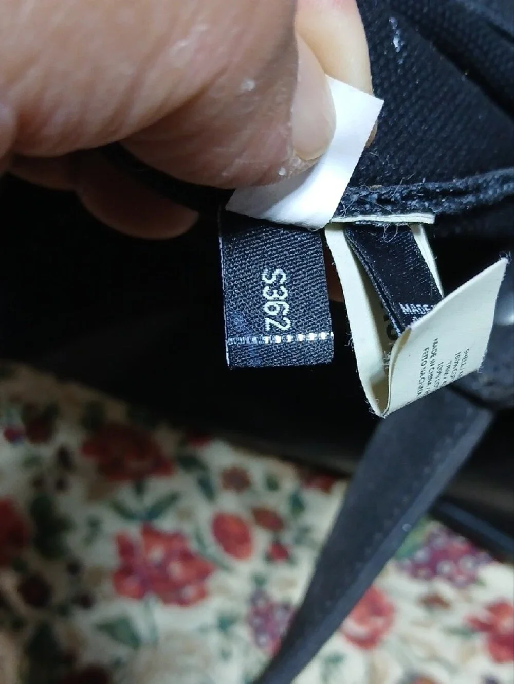 Jack Spade Warren Street Tote Bag Canvas with Black Leather Trim